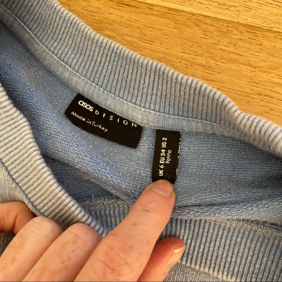 ASOS 100% Cotton Sweatshirt size US2 - Picture 5 of 5